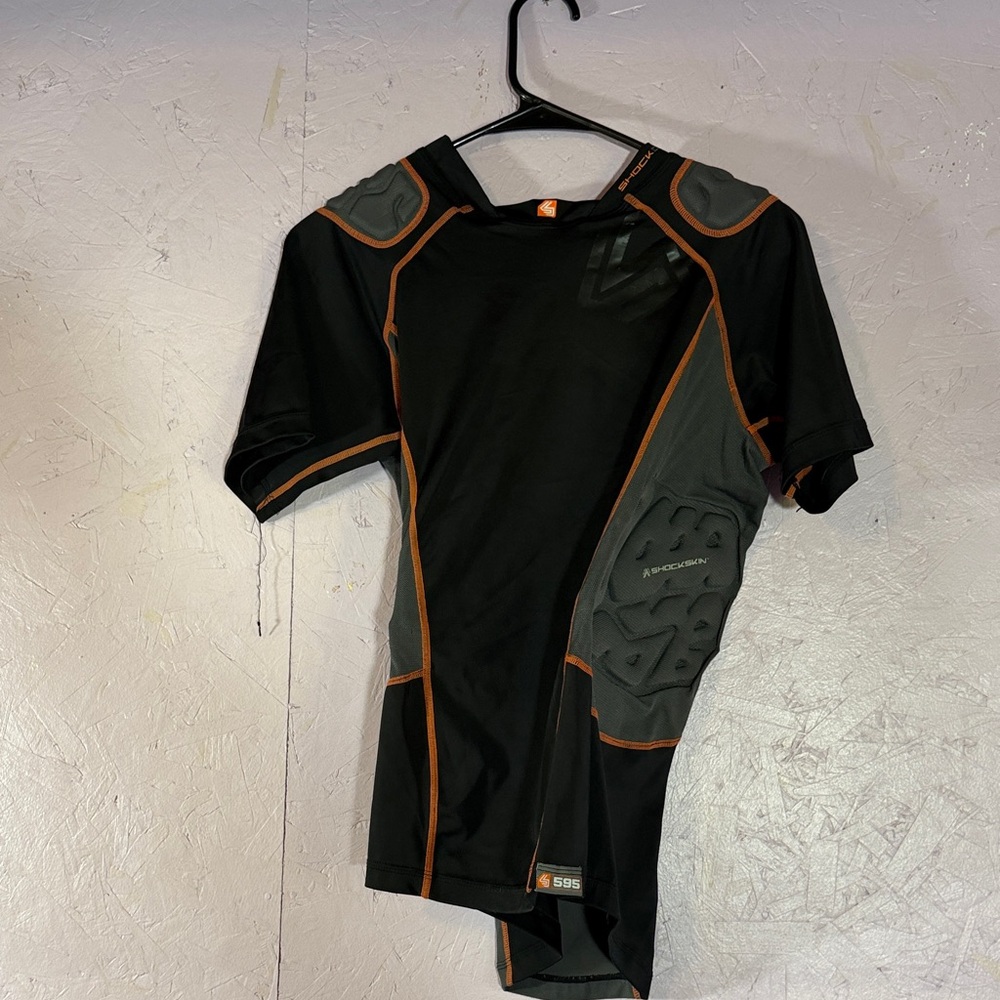 Black and Orange Men's Shirt